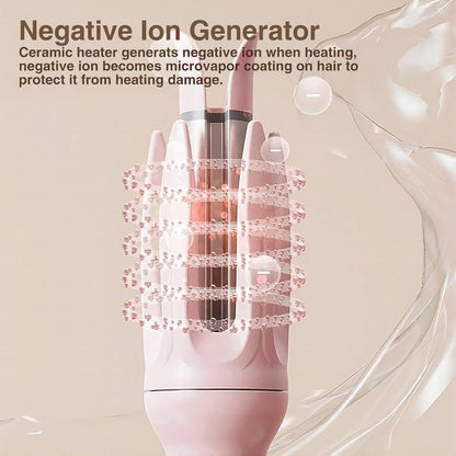 CurlEase 28mm Automatic Hair Curler Negative Ions Rotating Ceramic Wand 3
