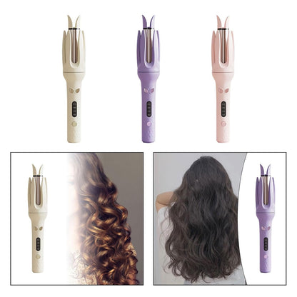 CurlEase 28mm Automatic Hair Curler Negative Ions Rotating Ceramic Wand 1