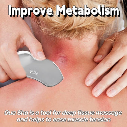 Professional Stainless Steel Gua Sha Tool For Deep Tissue Therapy And Myofascial Release 4