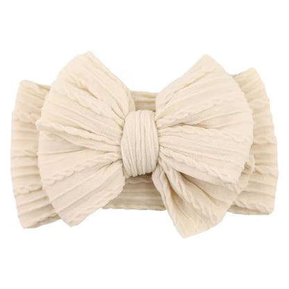 SnuggleSoft Baby Bow Headband  Stretchy Nylon Hair Accessory For Newborns And Toddlers 10