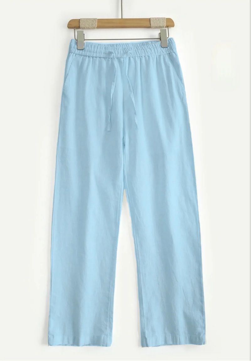 BreezeFlex Mens Linen Pants  Lightweight Cotton Hemp Trousers For Summer Comfort 1