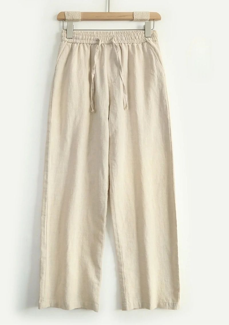 BreezeFlex Mens Linen Pants  Lightweight Cotton Hemp Trousers For Summer Comfort 7