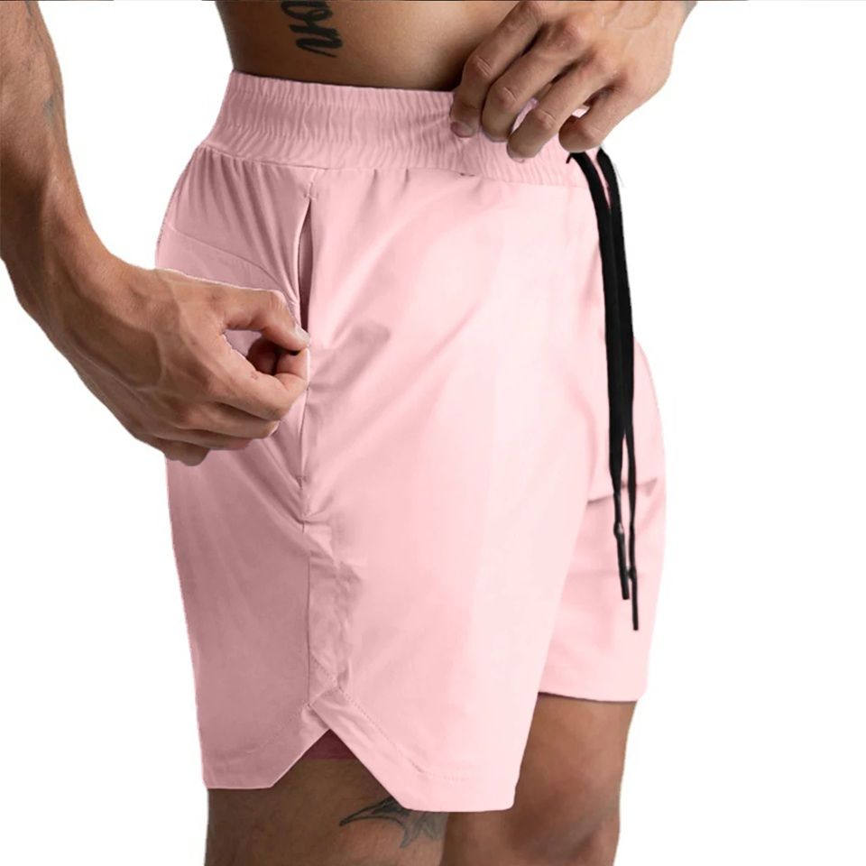 StrideFlex Mens Quick Dry Running Shorts Lightweight Fitness Shorts For Summer Training 4