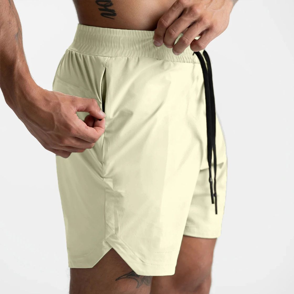 StrideFlex Mens Quick Dry Running Shorts Lightweight Fitness Shorts For Summer Training 3