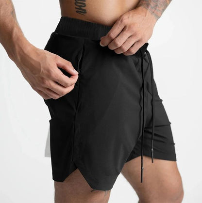 StrideFlex Mens Quick Dry Running Shorts Lightweight Fitness Shorts For Summer Training 1