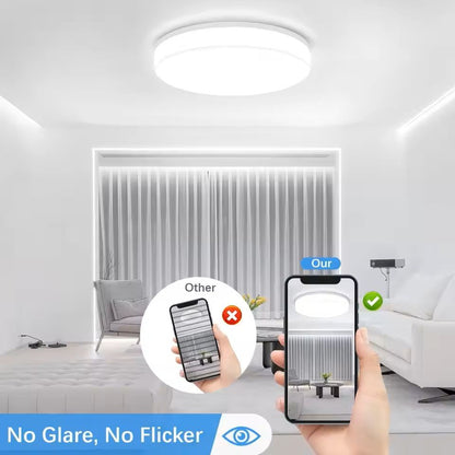 Modern Round LED Ceiling Light for Bedroom Kitchen and Living Room