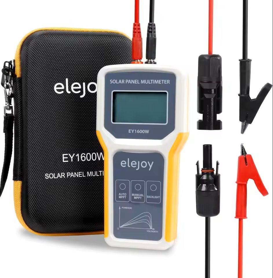 Solar Panel MPPT Tester With Digital Multimeter For Photovoltaic System Diagnostics 8