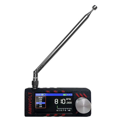 Mini All Band Radio Receiver With IPS Screen And Antenna For HF SW MW VHF 1