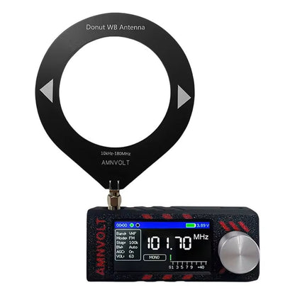 Mini All Band Radio Receiver With IPS Screen And Antenna For HF SW MW VHF 2