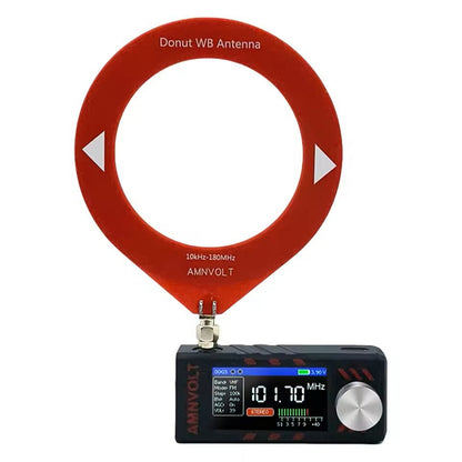 Mini All Band Radio Receiver With IPS Screen And Antenna For HF SW MW VHF 7
