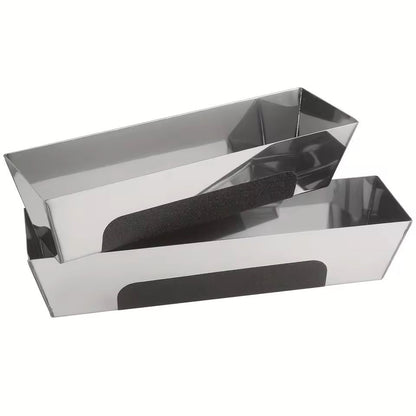 Stainless Steel Drywall Mud Pan With Non Slip Grip For Taping And Spreading 1