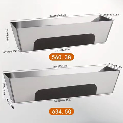 Stainless Steel Drywall Mud Pan With Non Slip Grip For Taping And Spreading 3