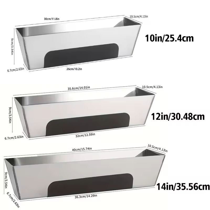 Stainless Steel Drywall Mud Pan with Non Slip Grip for Taping and Spreading