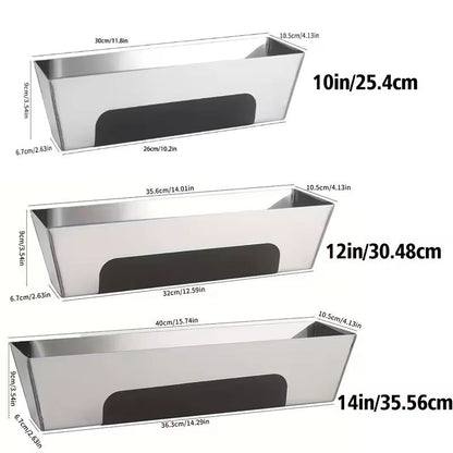 Stainless Steel Drywall Mud Pan with Non Slip Grip for Taping and Spreading