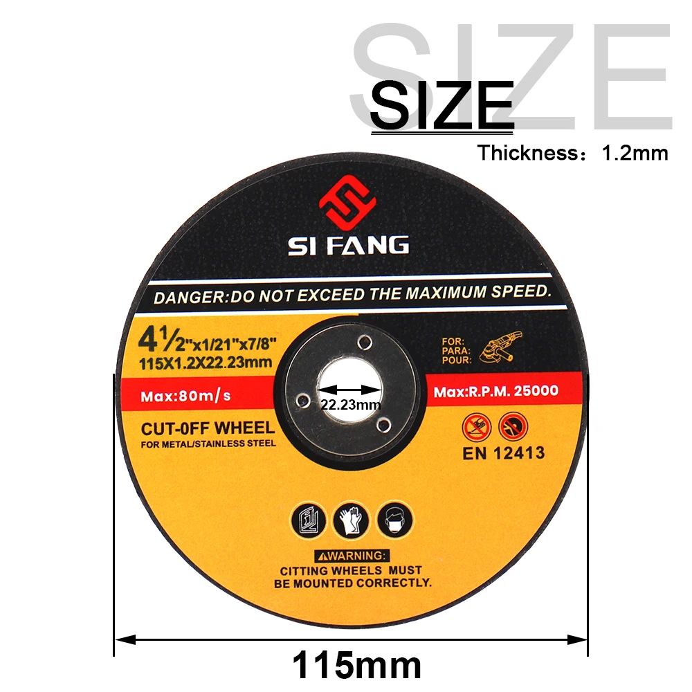 Metal Cutting Disc For Angle Grinder Resin Grinding Wheel Disc Saw Blade For Metal  Steel Bar Cutti 4