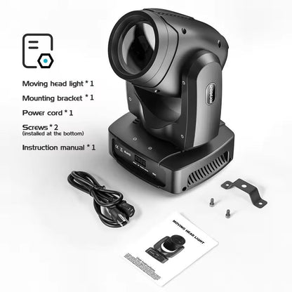 RGBW LED Moving Head Stage Light With DMX512 And Voice Activation 3