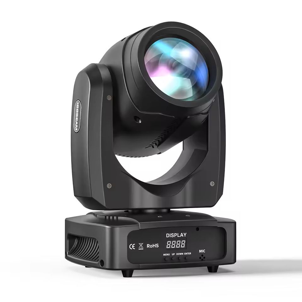 RGBW LED Moving Head Stage Light With DMX512 And Voice Activation 6