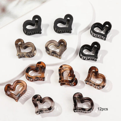 Mini Flower Hair Clips Pack For Women Creaseless NonSlip Claw Clips For Bangs Thin Hair  Styling 3