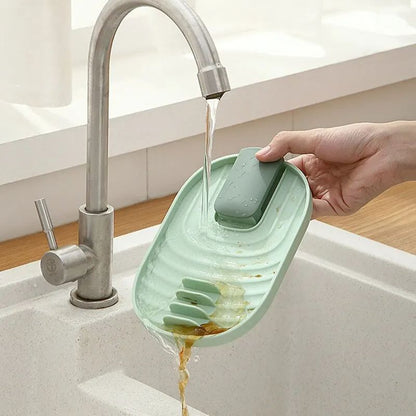 Silicone Nordic Style Pot Lid Shovel Storage Rack Practical Multifunctional Non Slip Kitchen Supply 4