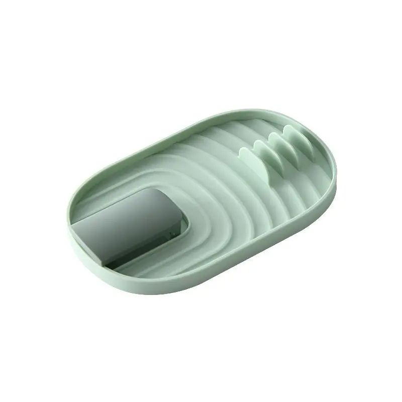 Silicone Nordic Style Pot Lid Shovel Storage Rack Practical Multifunctional Non Slip Kitchen Supply 7