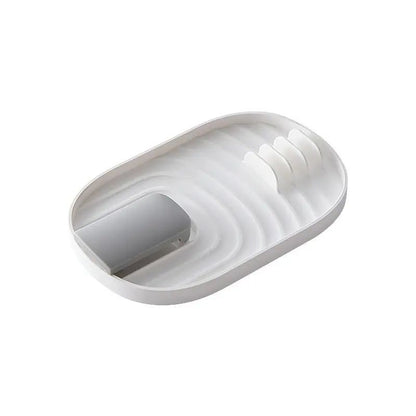 Silicone Nordic Style Pot Lid Shovel Storage Rack Practical Multifunctional Non Slip Kitchen Supply 9