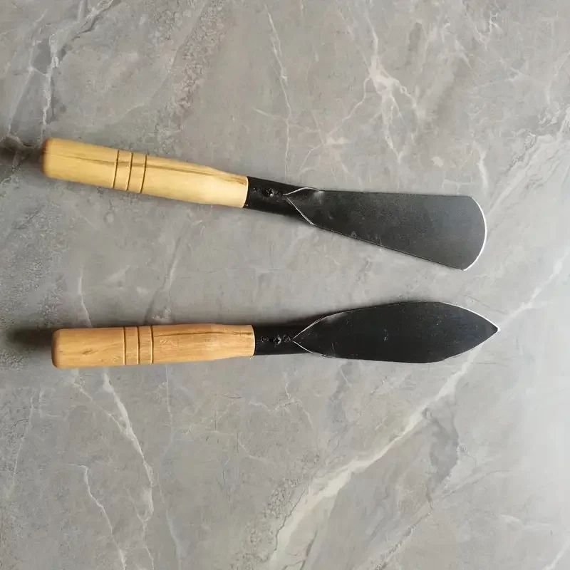 1 Multifunctional Garden Tool Shovel Manganese Steel Flat  Pointed For Dig Wild Vegetables Flowers  4