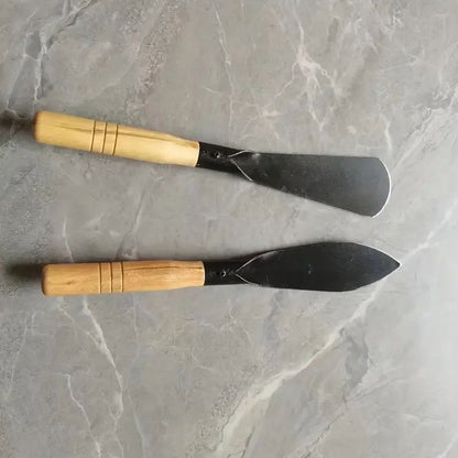 1 Multifunctional Garden Tool Shovel Manganese Steel Flat  Pointed For Dig Wild Vegetables Flowers  4