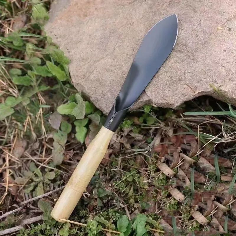 1 Multifunctional Garden Tool Shovel Manganese Steel Flat  Pointed For Dig Wild Vegetables Flowers  6