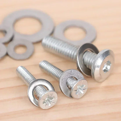 Stainless Steel Washers Metal O Ring Fasteners Gasket Set Assortment Kit  Flat Washer And Grommet S 5