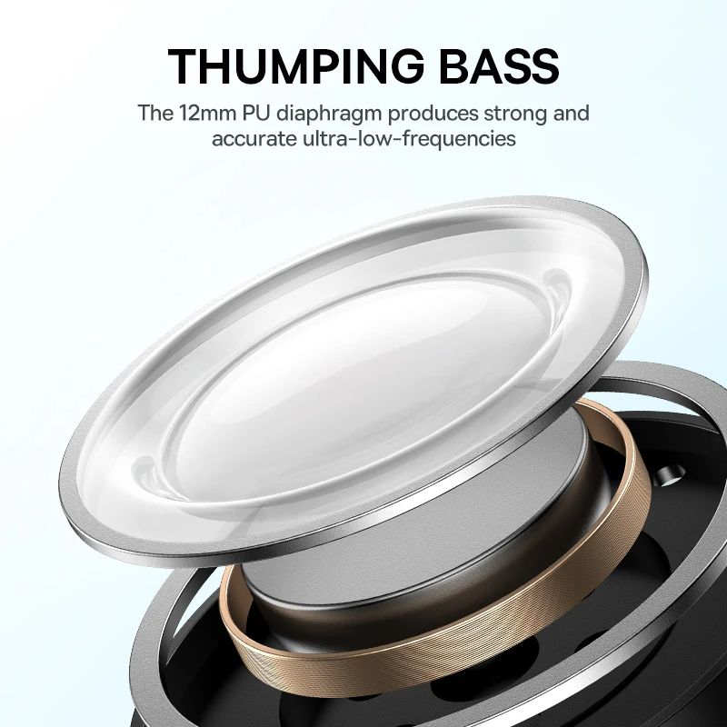 Baseus Bluetooth Earbuds Powerful Big Bass Waterproof Intelligent ENC 1