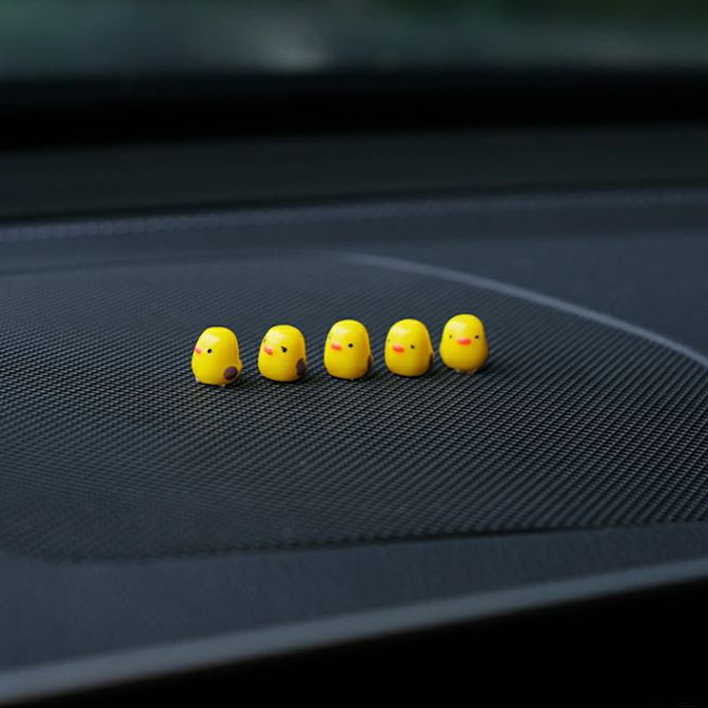 1 Cute Mini Ducks Car Interior Decoration Auto Rearview Mirror  Dashboard Ornament For Men  Women 1