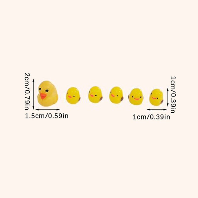 1 Cute Mini Ducks Car Interior Decoration Auto Rearview Mirror  Dashboard Ornament For Men  Women 4