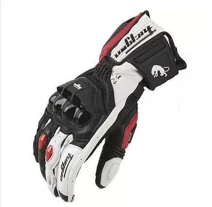 Motorcycle Gloves Windproof Leather Motocross Mittens With Security Protection Touch Screen For Men 4