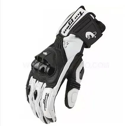 Motorcycle Gloves Windproof Leather Motocross Mittens With Security Protection Touch Screen For Men 5