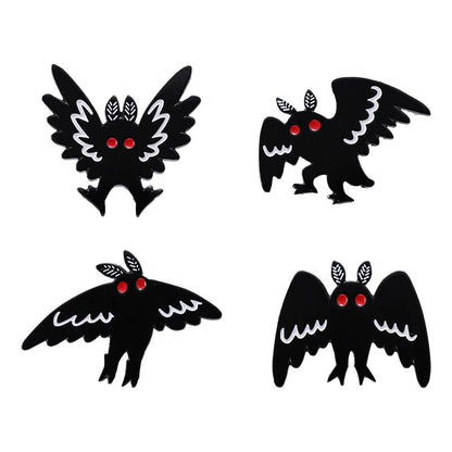 Punk Witch Skull Ghost Enamel Pin Brooch Set Cartoon Frog Black Bird Lapel Badge For Clothes Bags J 9
