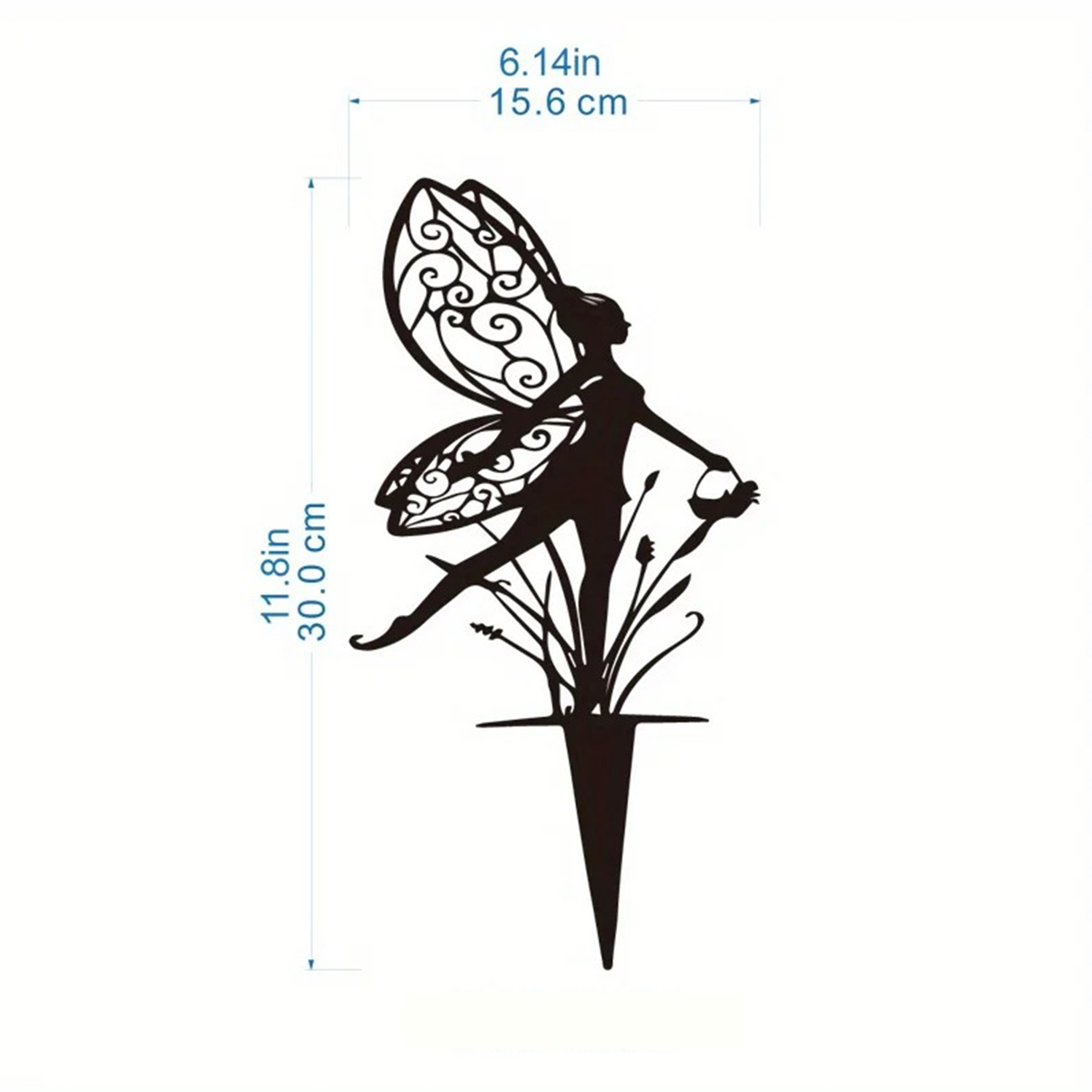 2 HelloYoung Metal Art Ants Gardening Ornaments Yard  Backyard Decor Stakes 10