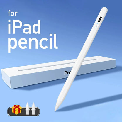 Stylus Pen for Apple iPad with LED Power Indicator, Palm Rejection, Touch Pencil Compatible with iPad Pro/Air/Mini