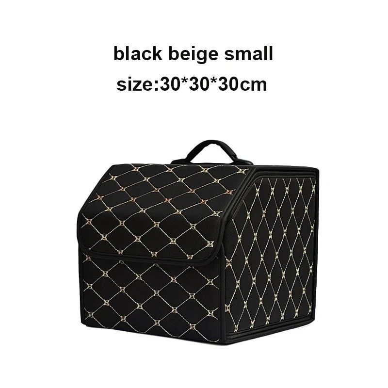 Car Trunk Organizer Box Large Capacity PU Leather Folding Storage Bag For Auto MultiUse Tools Emerg 11