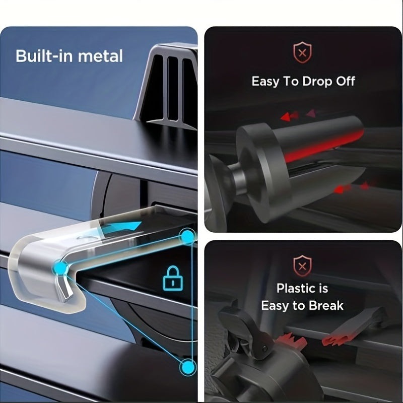 Car Phone Holder Vent Clip Universal Mount For 47 67 Smartphones 2