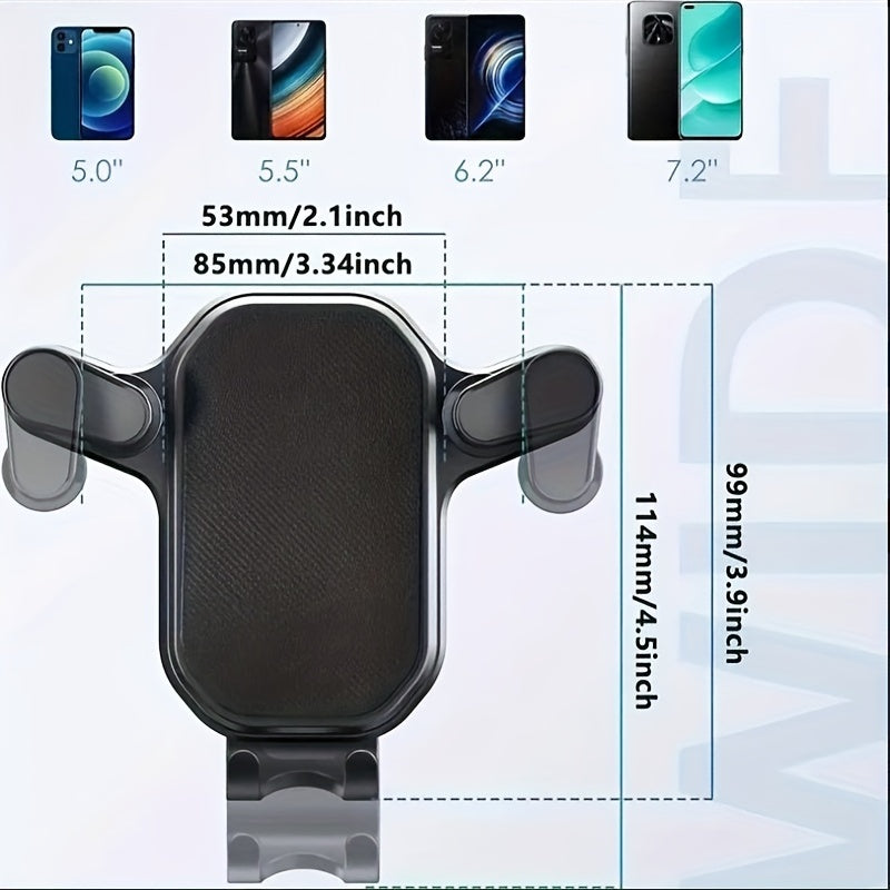 Car Phone Holder Vent Clip Universal Mount For 47 67 Smartphones 4