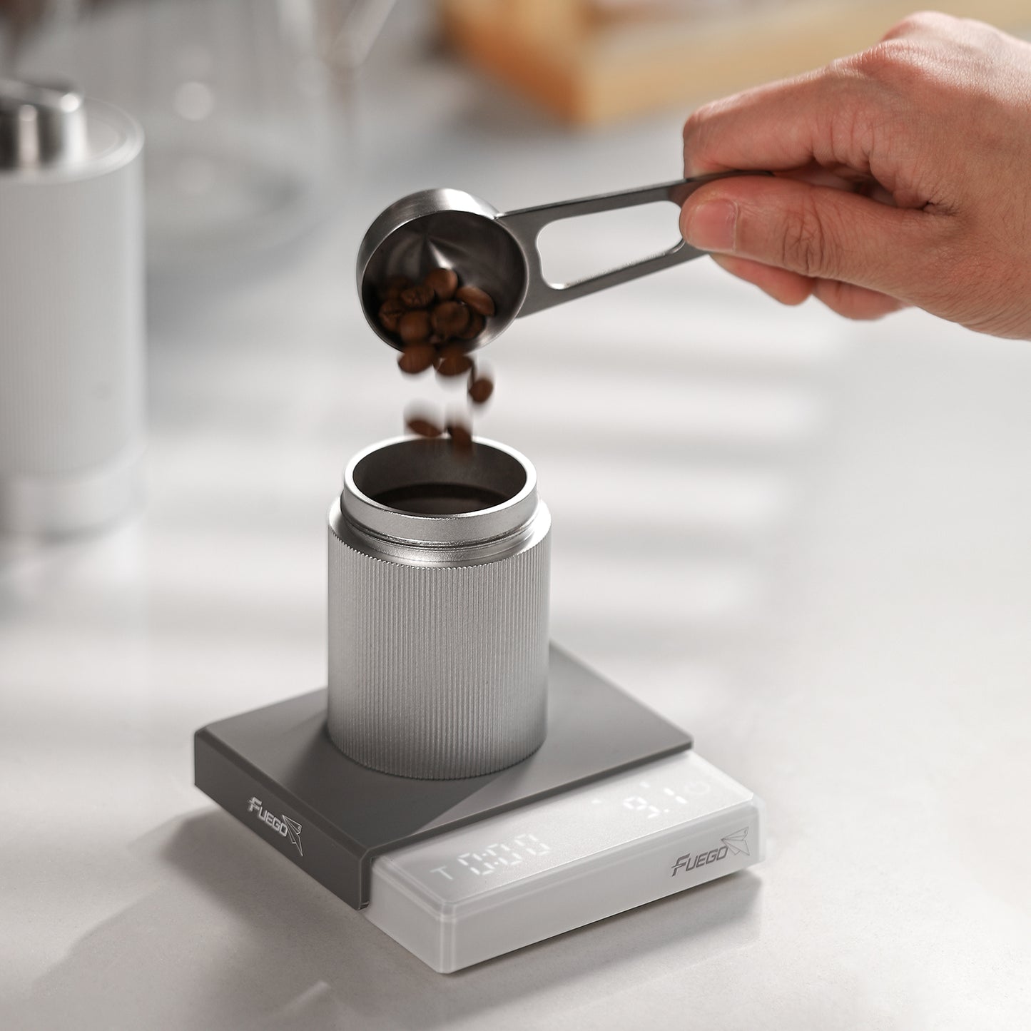 Fuego Digital Coffee Scale 3 Mode Drip  Espresso USB Rechargeable 2