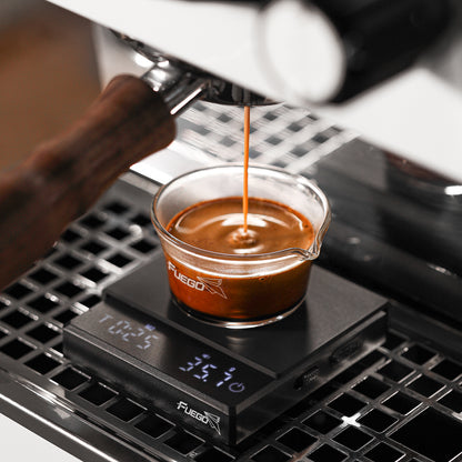 Fuego Digital Coffee Scale, 3 Mode Drip & Espresso, USB Rechargeable