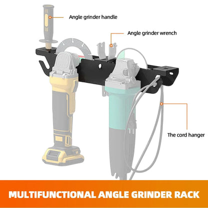 Angle Grinder Holder Metal Wall Mount Rack With Cord Hanger Organizer Bracket For Angle Grinders Cu 3