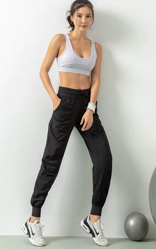 Quick-Dry Jogger Sweatpants for Women – Lightweight, Breathable Gym & Running Pants with Pockets