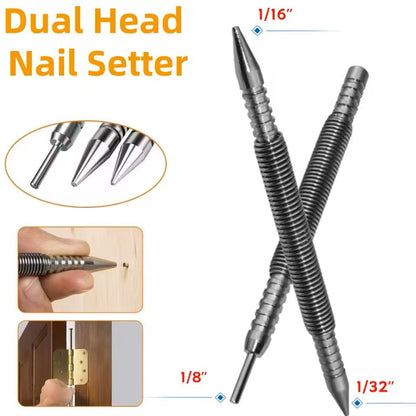 Spring Loaded Center Punch Tool for Marking Metal and Wood Without Hammer