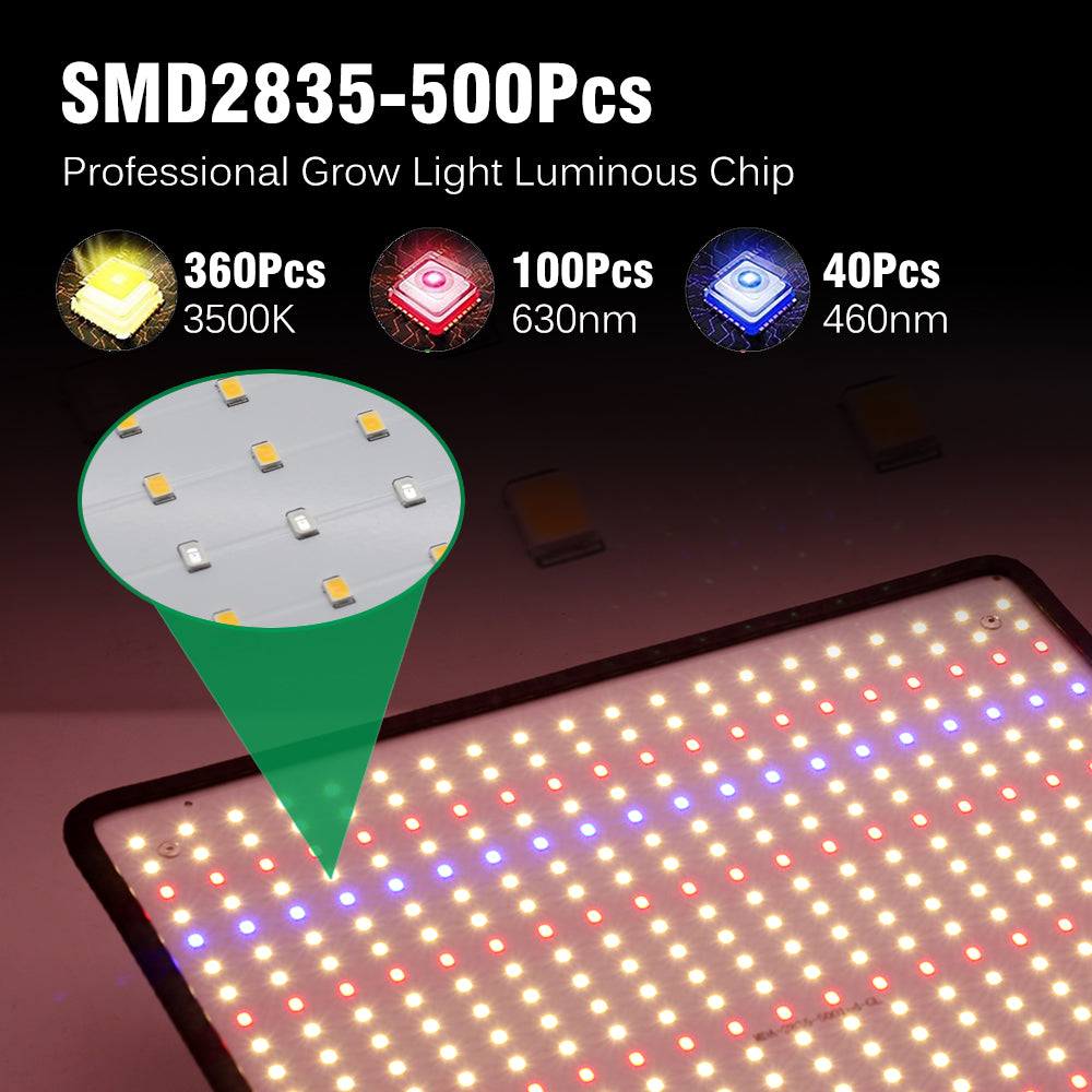 LED Grow Light Full Spectrum Phyto Lamp AC85240V 40W For Indoor Grow Tent Plants Growth Light 2