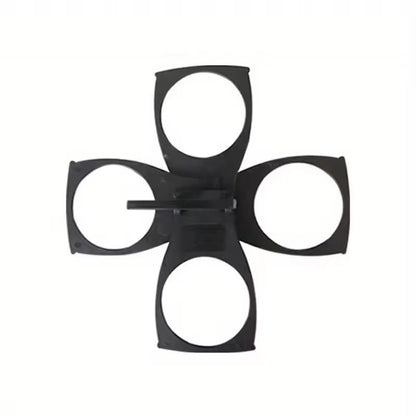 Foldable Beverage Tray  Compact Reusable Rack For Coffee Soda And Beer 6
