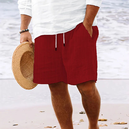 Mens Lightweight Casual Beach Shorts  MultiPocket Comfort For Travel Lounging  Summer Style 8