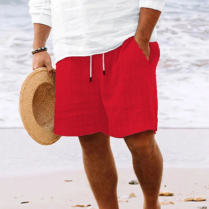 Mens Lightweight Casual Beach Shorts  MultiPocket Comfort For Travel Lounging  Summer Style 2