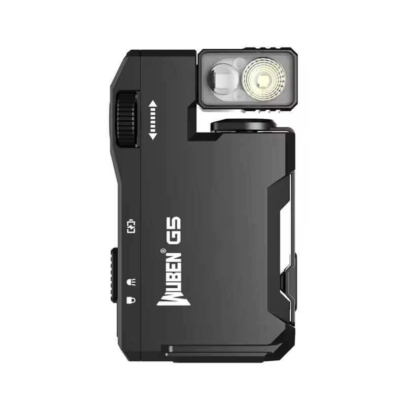 Mini Rotating Head Flashlight With Magnetic Tail  400 Lumens Waterproof EDC Pocket Torch 7